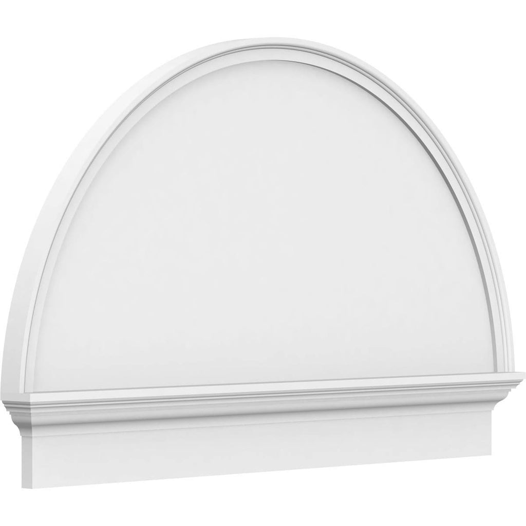 Half Round Smooth PVC Combination Pediment H963