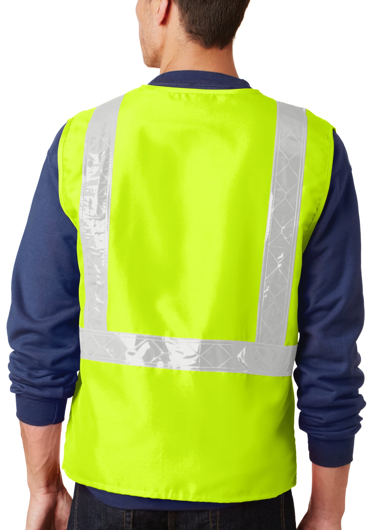 High Visibility Safety Work Vest, Safety Yellow, Small/Medium U4688