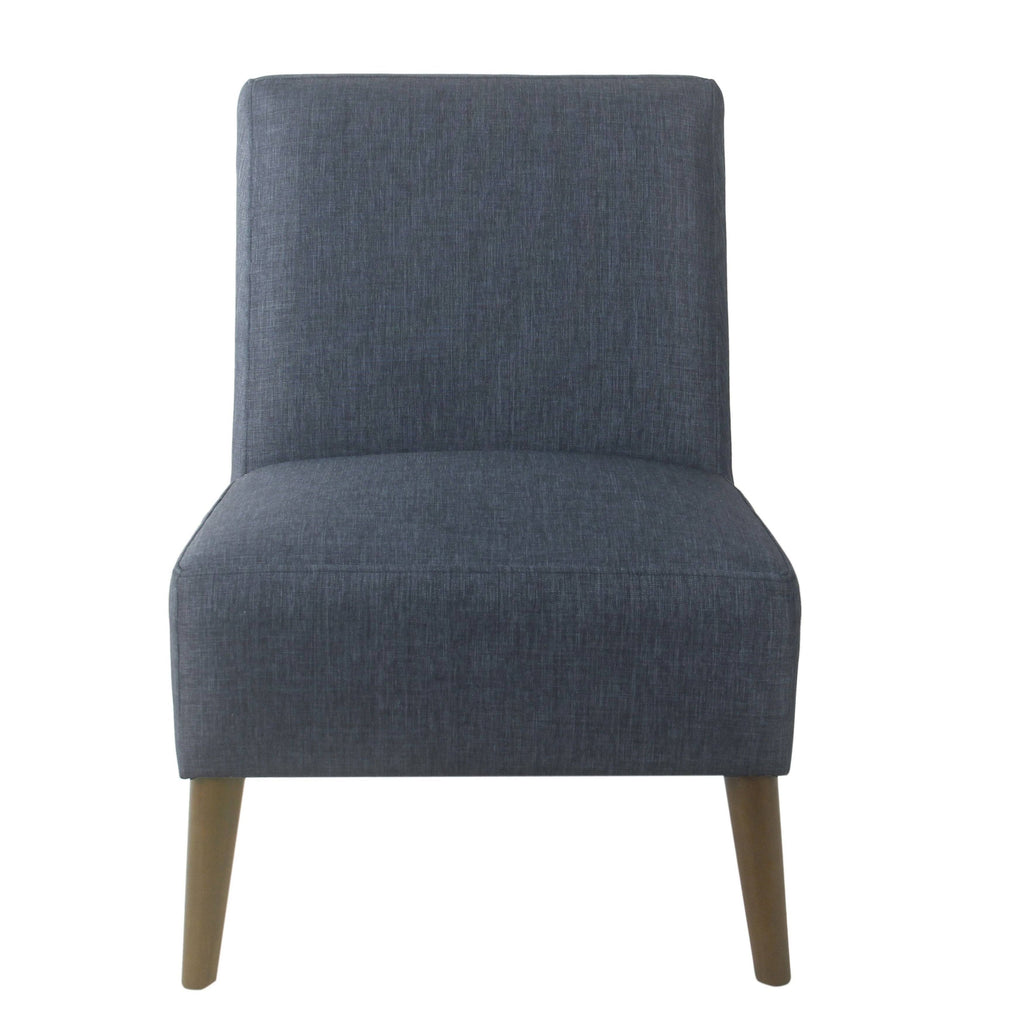 Navy Blue Armless Dining Accent Chair H79783