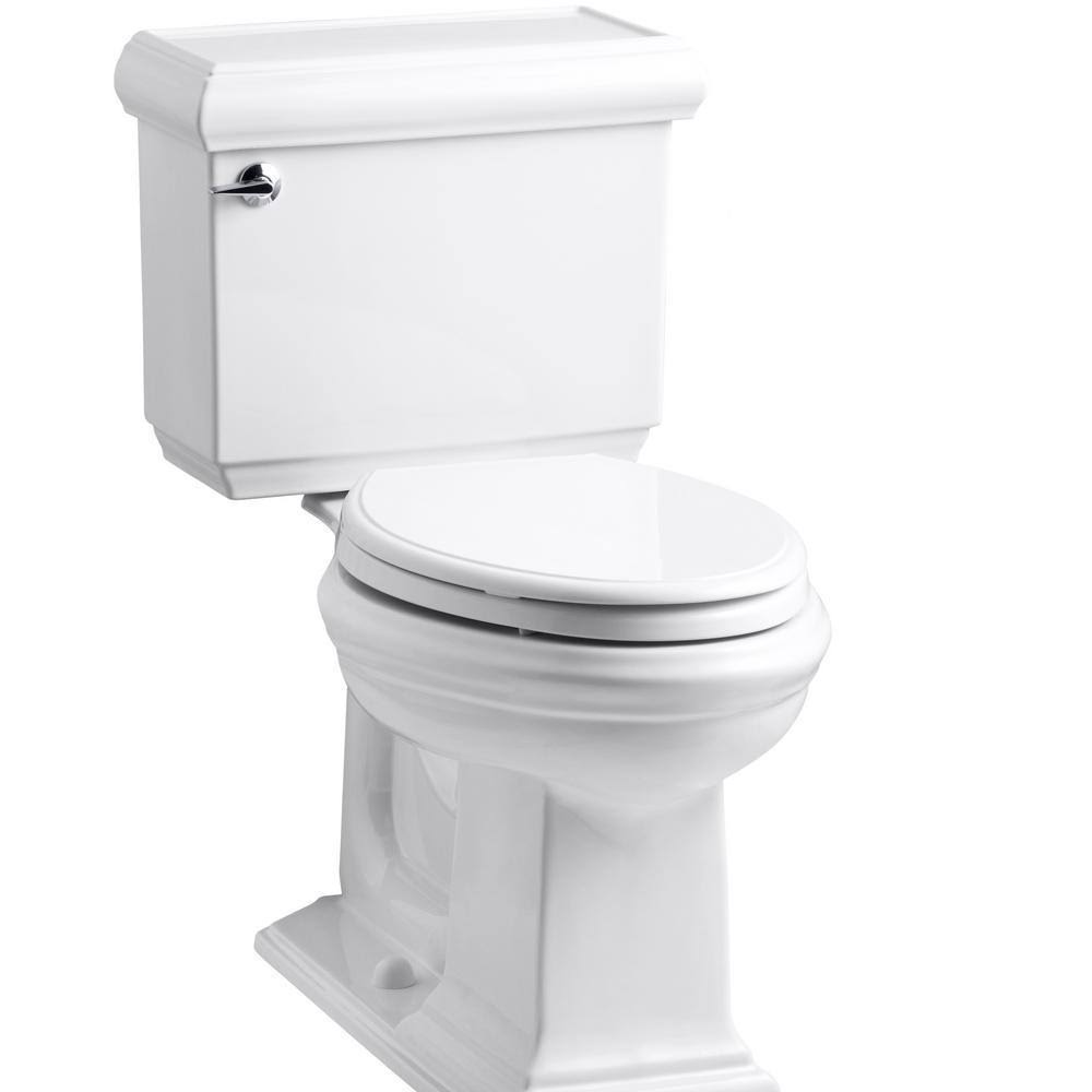 White 2-Piece 1.28 GPF Single Flush Elongated Toilet O9147