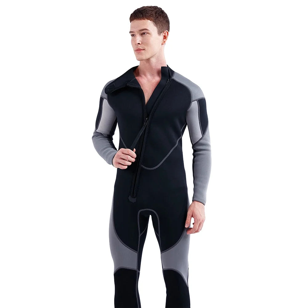 3mm Neoprene Front Zip Full Body Diving Wetsuit A812716