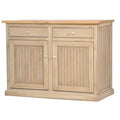 Light Blue Poplar Kitchen Island with Oak Top W61752