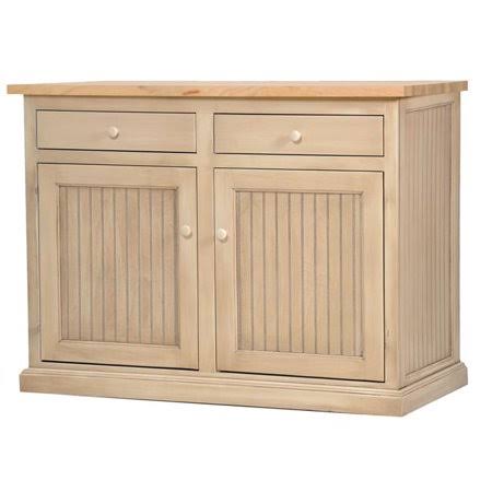 Light Blue Poplar Kitchen Island with Oak Top W61752