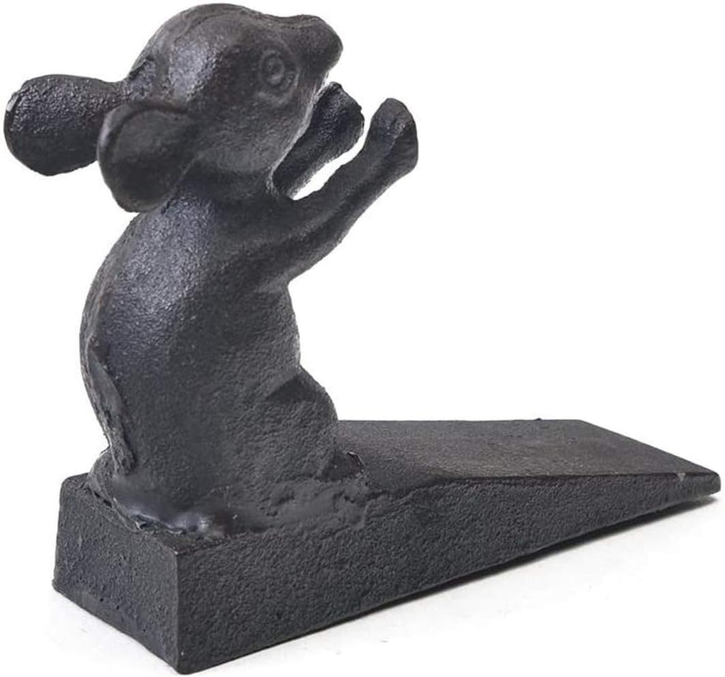 Cast Iron Door Stop Wedge Pack of 2 H579