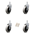 Set of 4 Rubbermaid Cart Caster Replacements Q23169