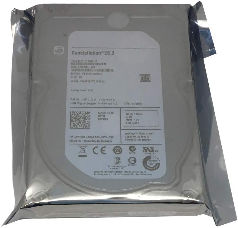 4TB Enterprise Capacity HDD 7200RPM SATA 6Gbps 128 MB Cache Internal Bare Drive F499