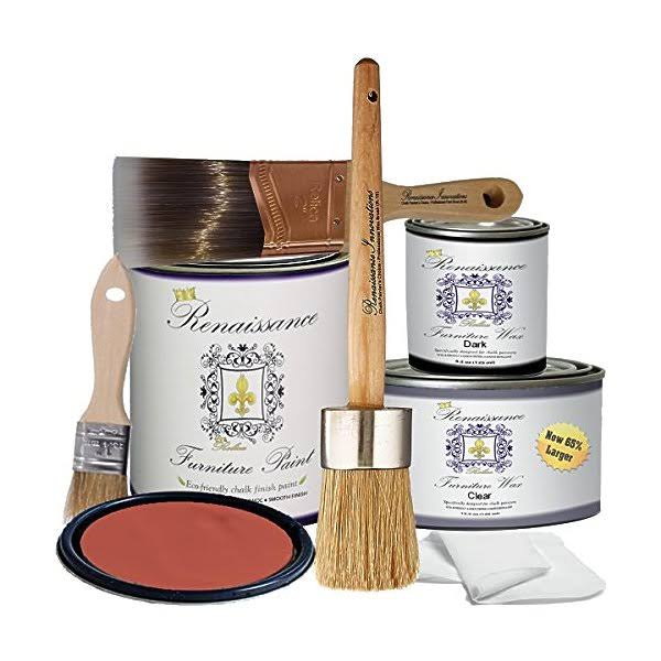 Chalk Finish Furniture Paint, Wax Kit, 56 Spiced Cider O336