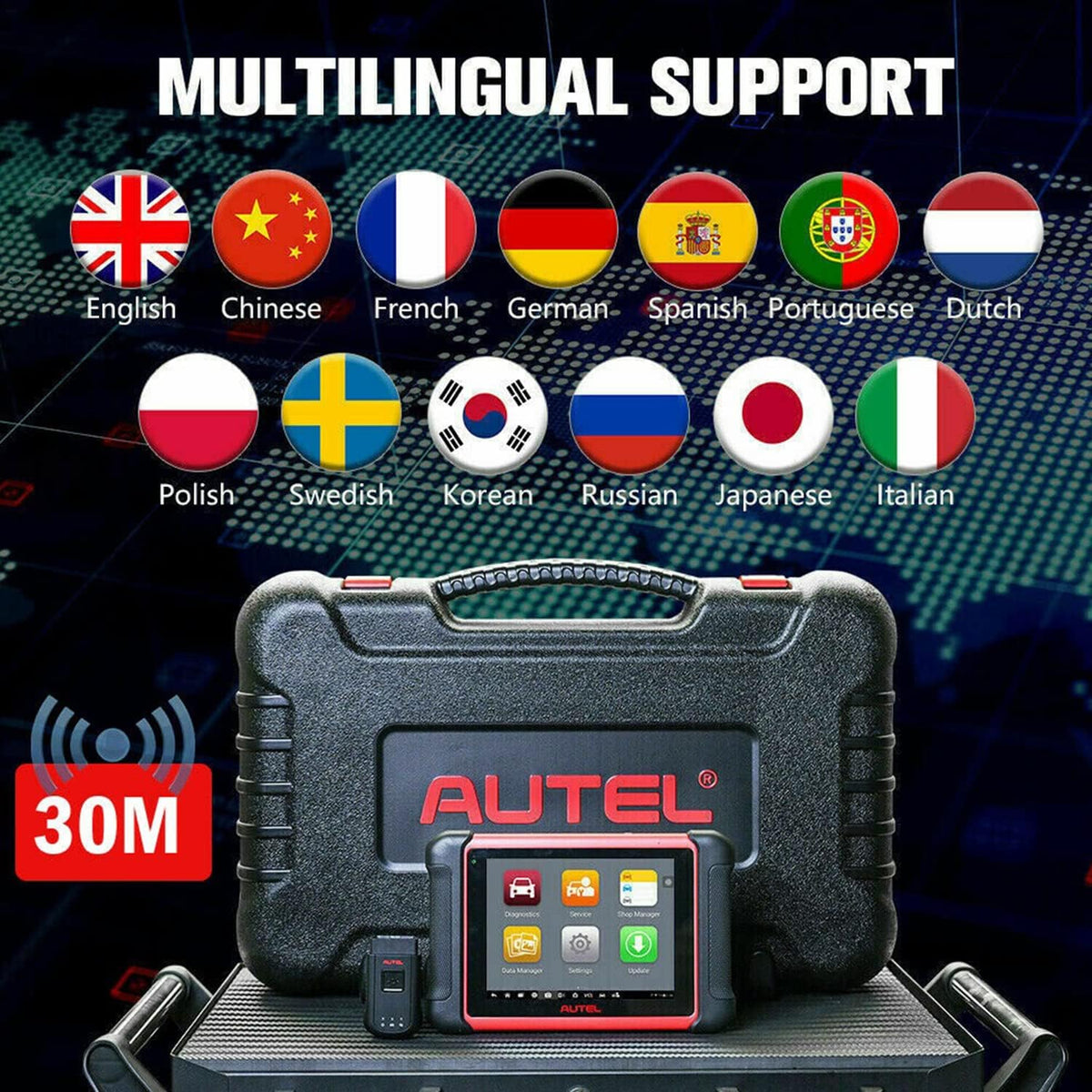 Autel Scanner MaxiCOM MK906BT Auto Diagnostic Scan Tool L52263