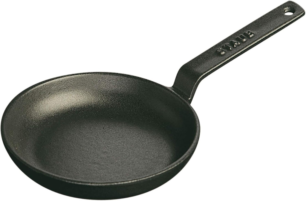 Matte Black Cast Iron Mini Frying Pan A803569