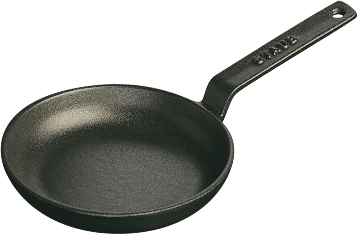 Matte Black Cast Iron Mini Frying Pan A803569