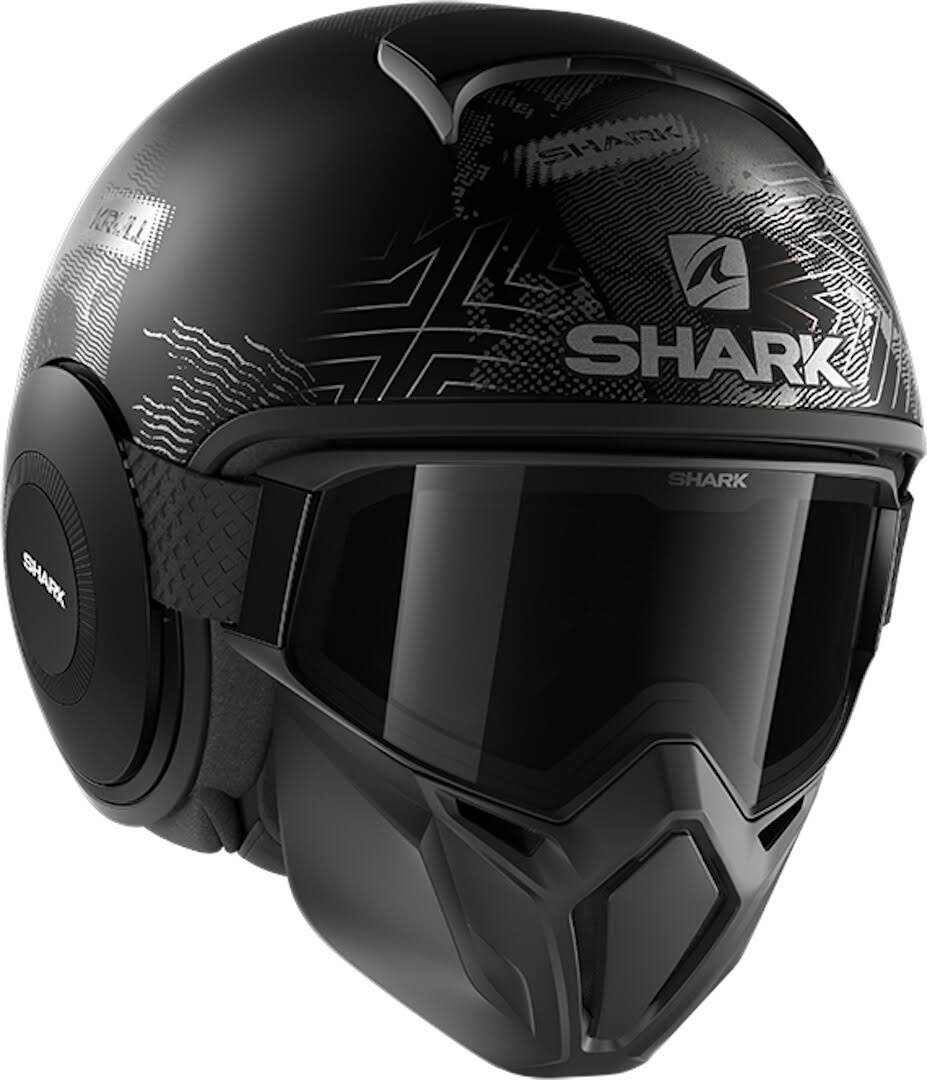 Helmet Street-Drak Krull Black / Green / Glitter - Size L M363