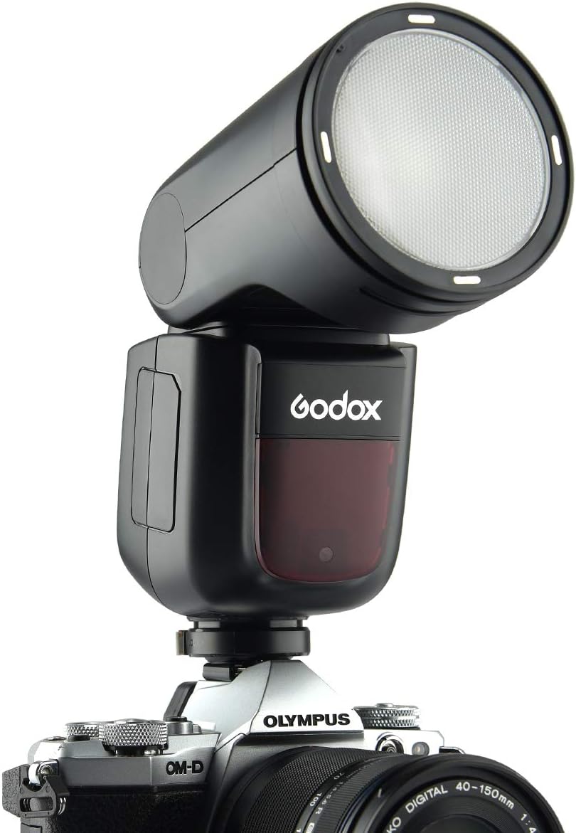 Round head Camera Speedlight with Li-ion battery D2817