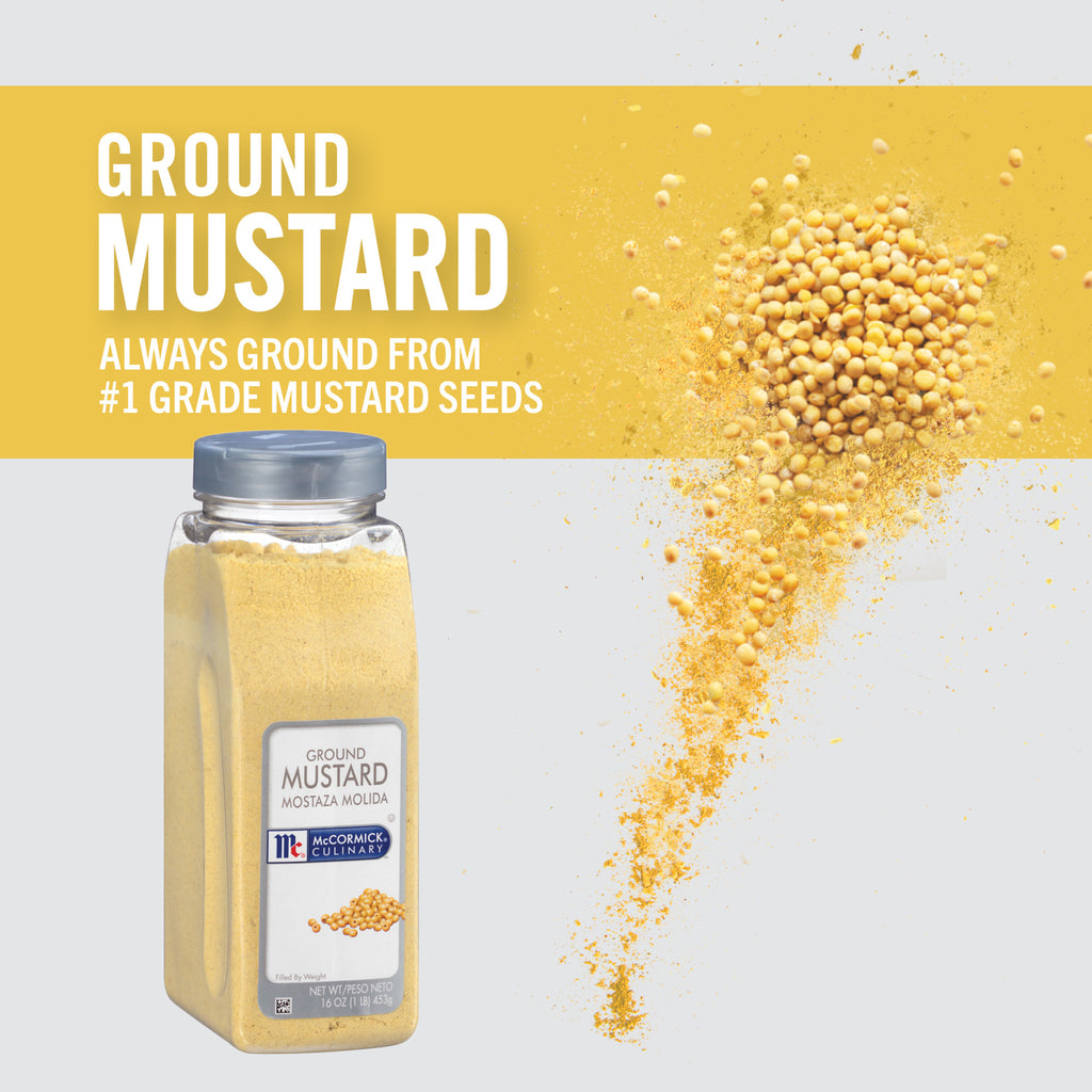Kosher Ground Mustard, 16 oz Bottle V231