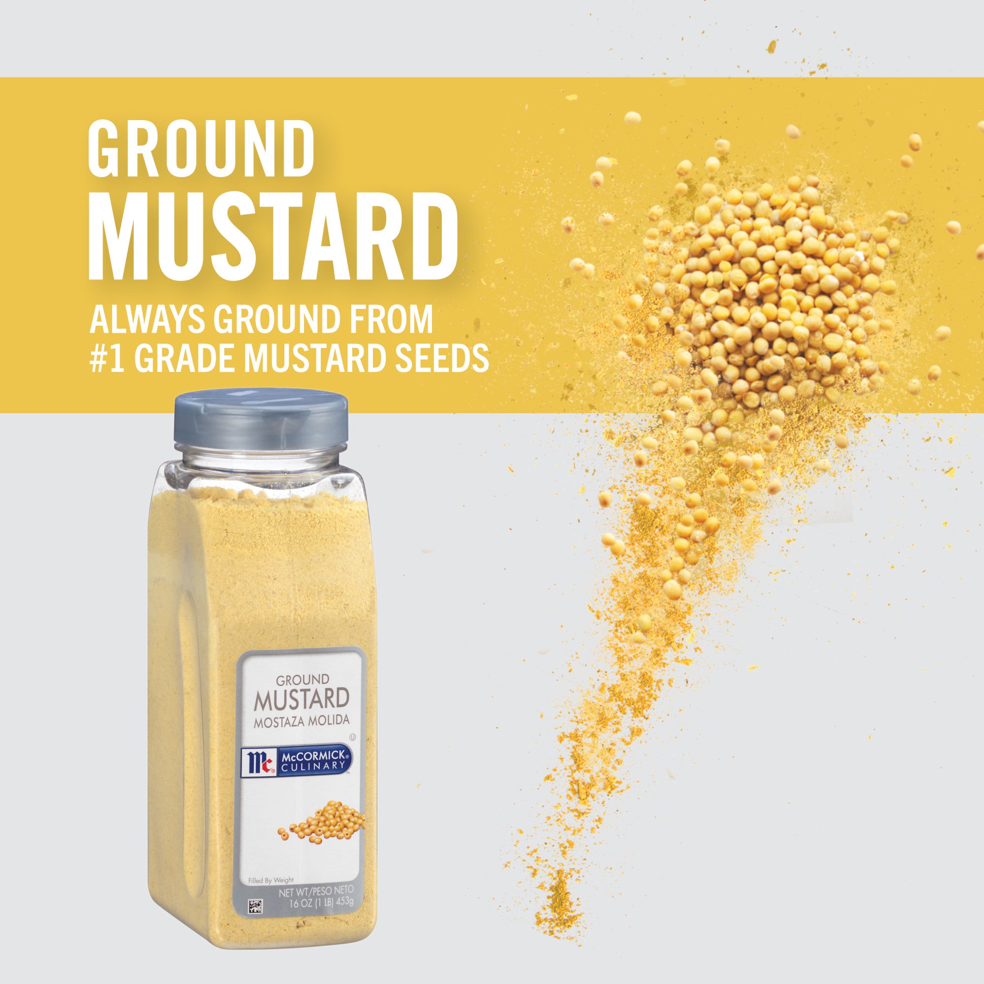 Kosher Ground Mustard, 16 oz Bottle V231