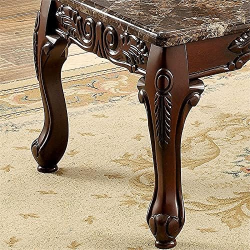 3-Piece Coffee Table Set in Dark Oak and Brown S51680