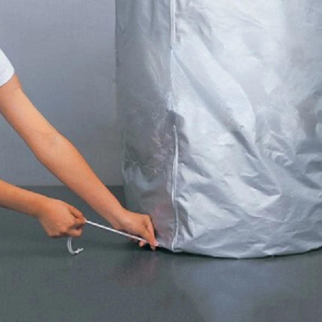 Tire Storage Cover for 4 Tires Stacked Large 210D Oxford Cloth Foldable Adjustable Bag O92408