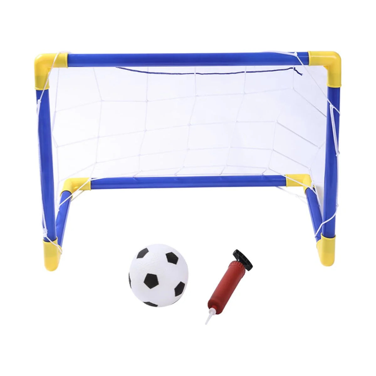 Folding Mini Soccer Ball Goal Post Net Set T7915