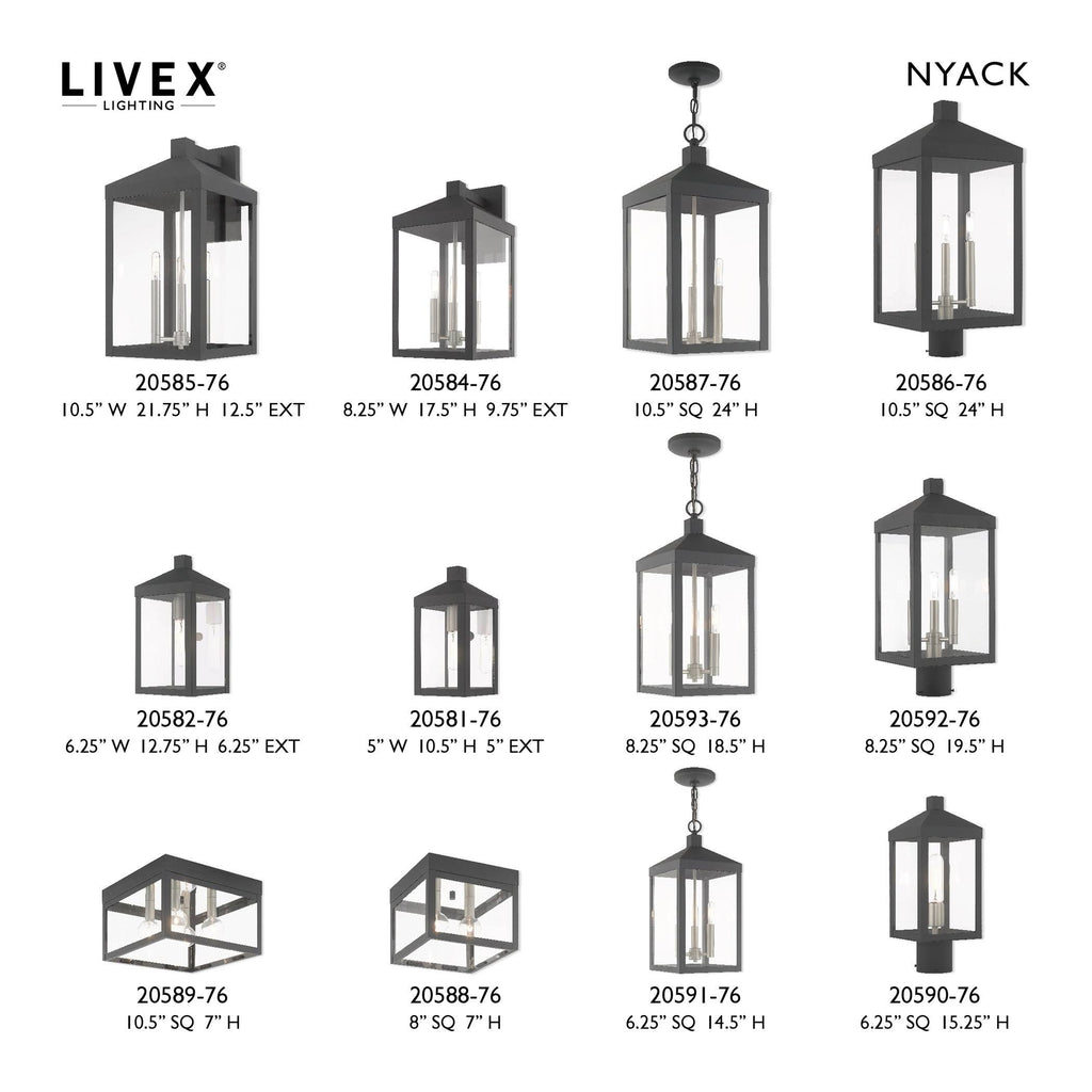 Scandinavian Gray 4 Light Outdoor Ceiling Mount X9608
