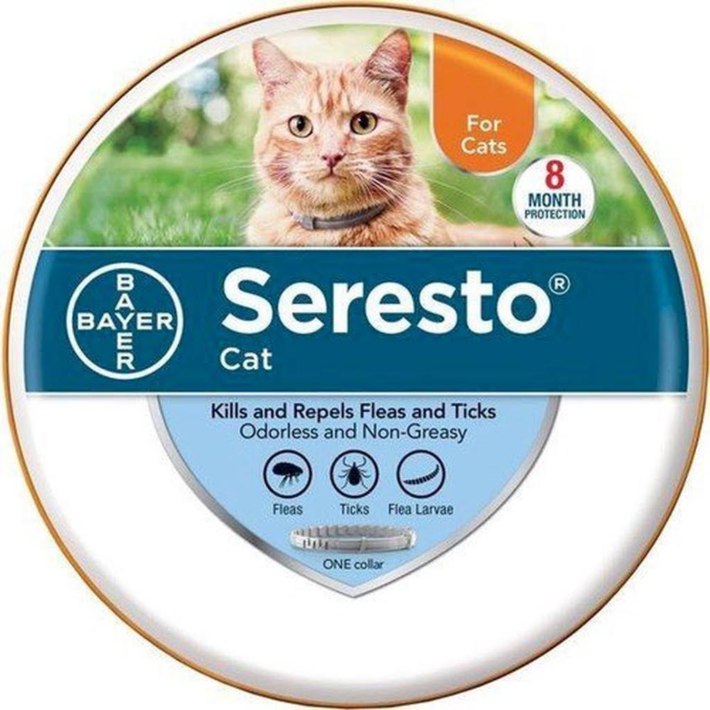 Seresto Flea and Tick Collar for Cat, 8 Month Protection I25200