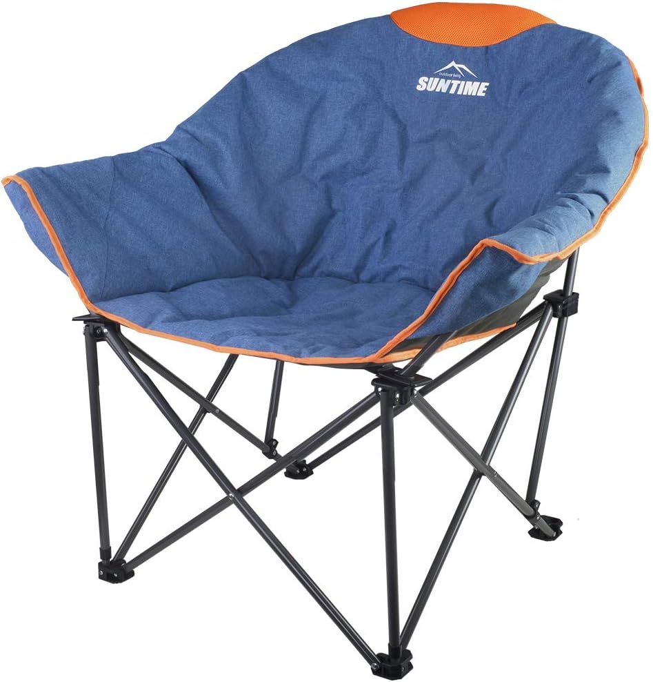 Oversized Padded Folding Chair with Carry Bag G974491