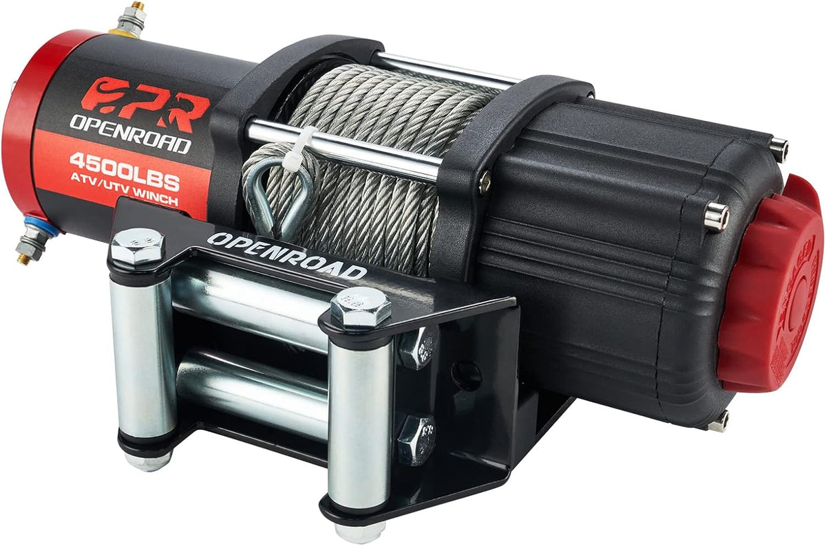 4500lbs 12V Electric Winch with Steel Cable and Wireless Remote Control C351391