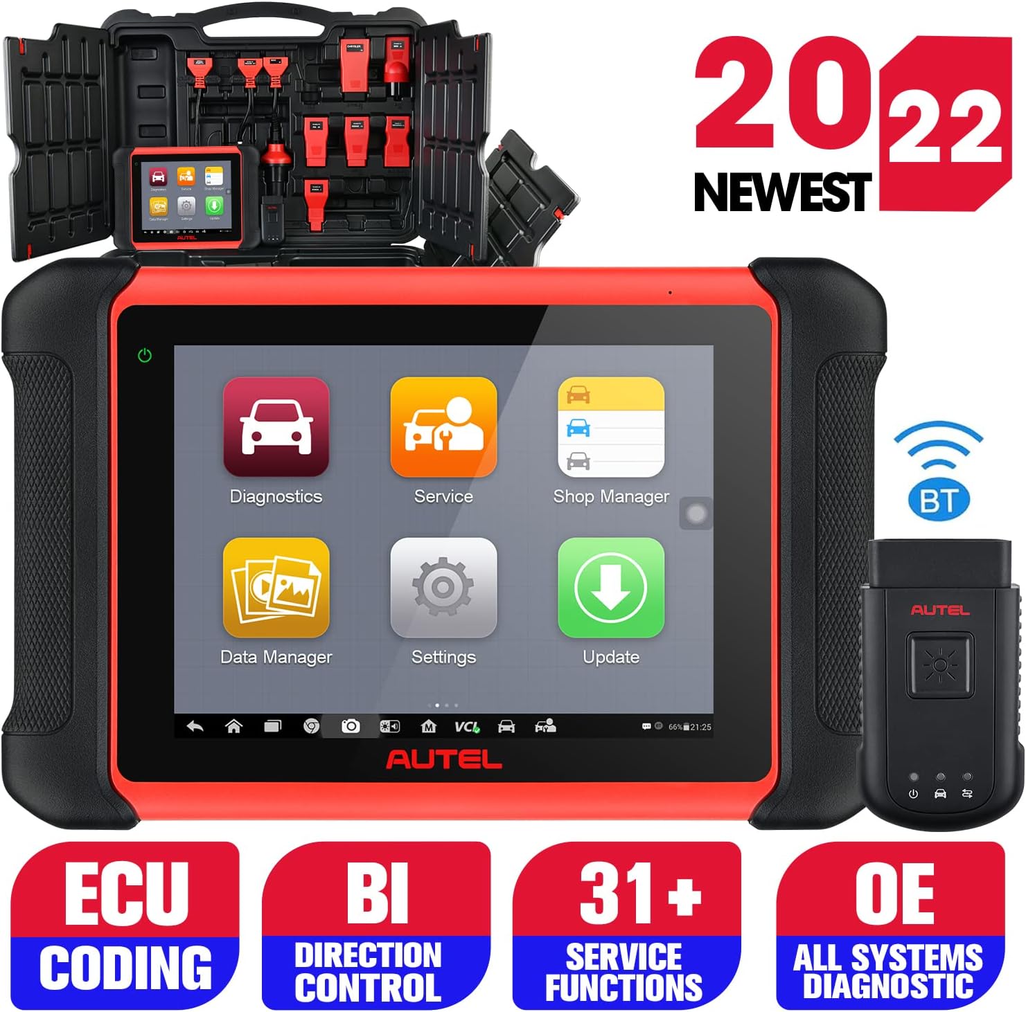 Autel Scanner MaxiCOM MK906BT Auto Diagnostic Scan Tool L52263