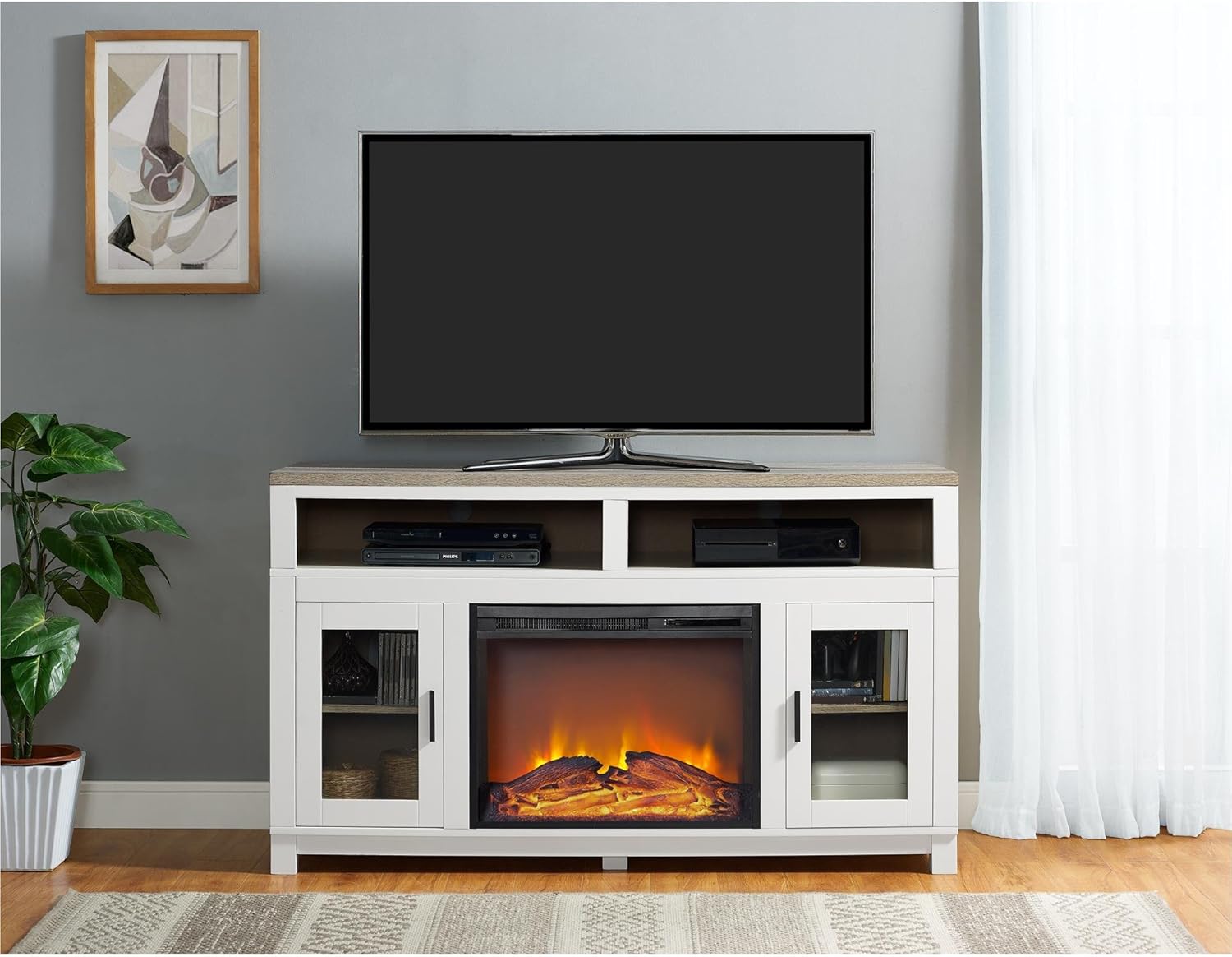 Gray TV Stand L42153
