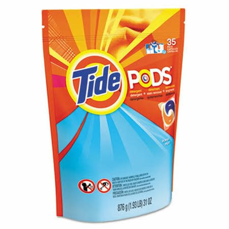 Tide Pods Laundry Detergent Clean Breeze 35 /pack B228771