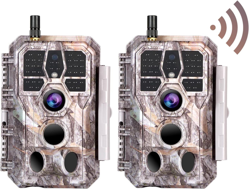 WiFi Game Camera 32MP 1296P Wireless Hunting Camera with No Glow Night Vision G567