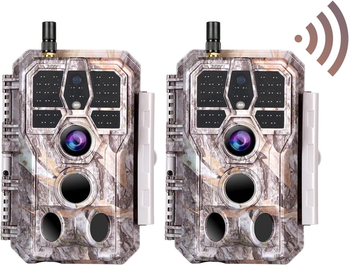WiFi Game Camera 32MP 1296P Wireless Hunting Camera with No Glow Night Vision G567