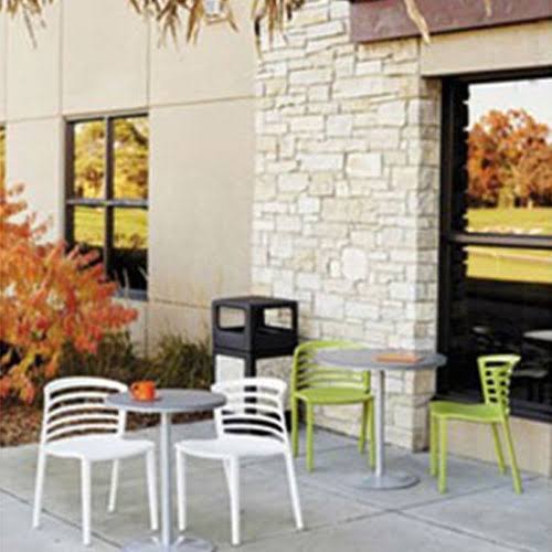 Anthracite Round Table Top Z276