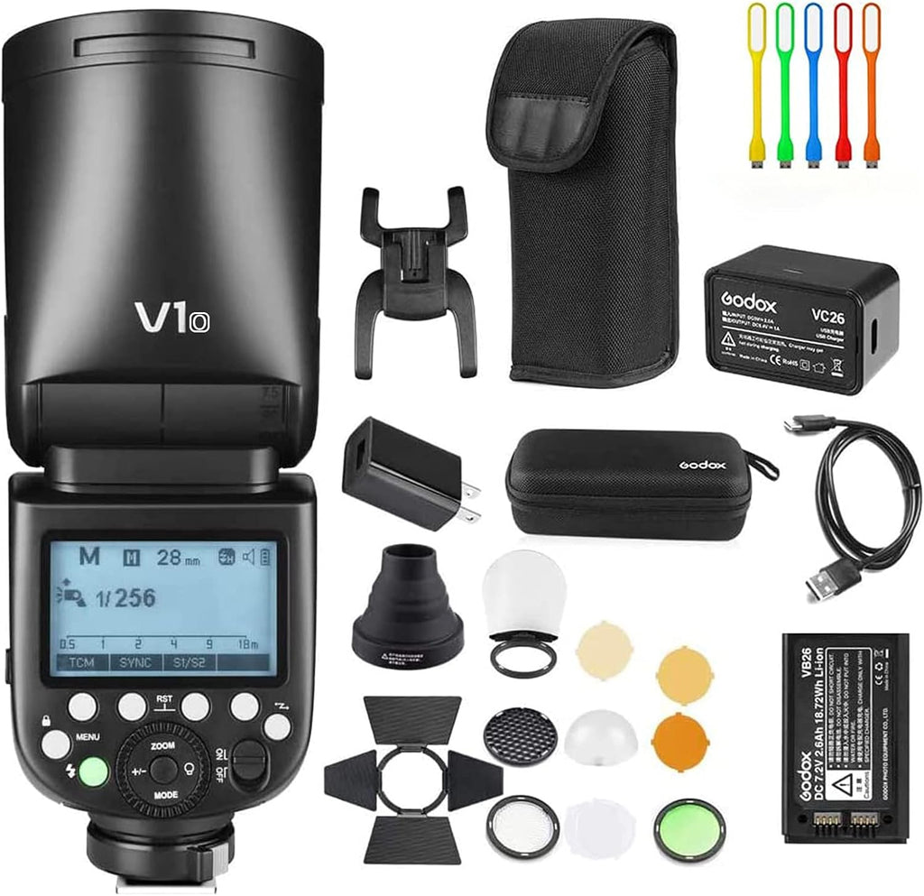 Round head Camera Speedlight with Li-ion battery D2817