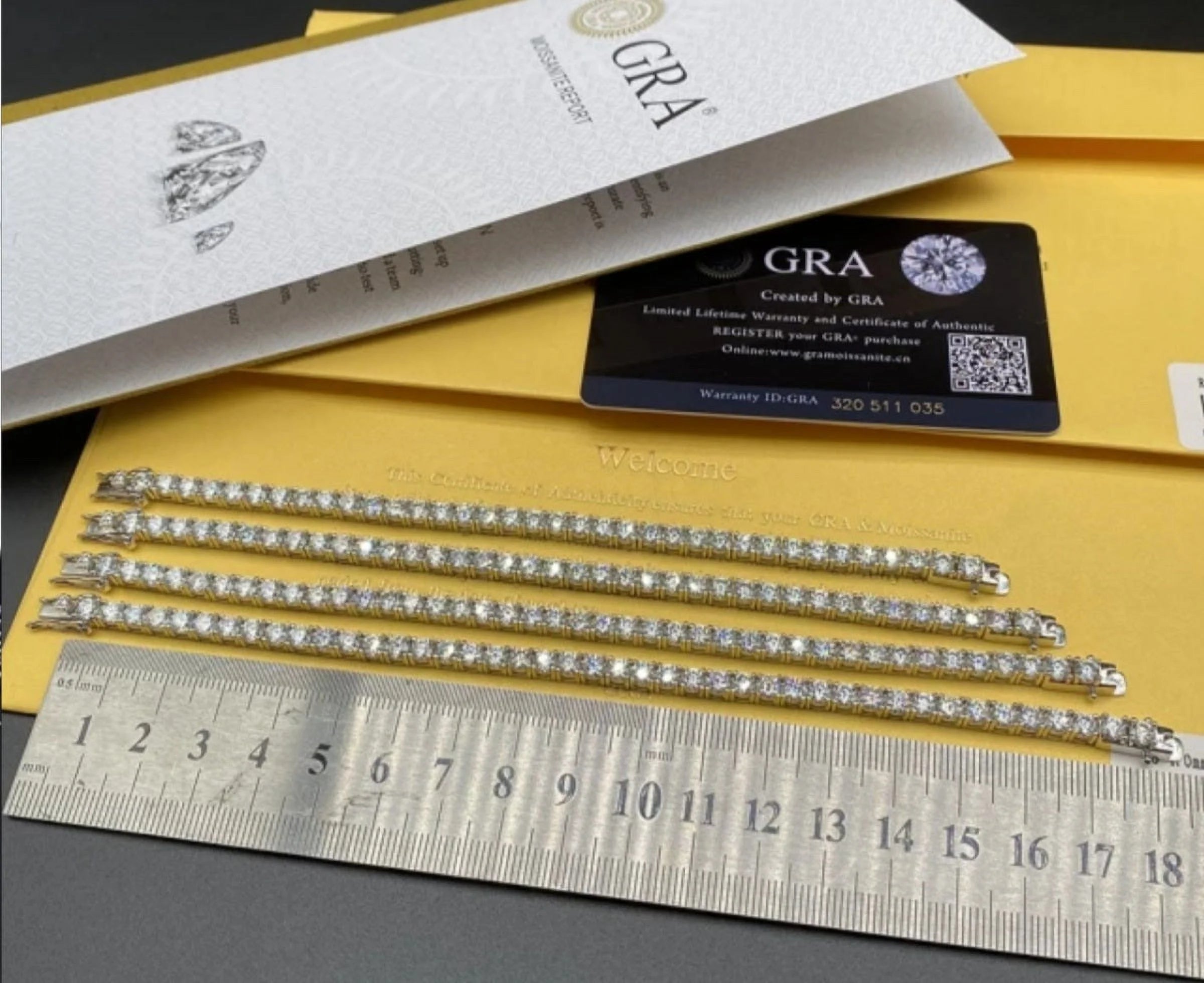 Moissanite Tennis Bracelet C9079