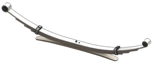 Heavy Duty Rear Leaf Spring, 5 Leaves, 2200 lbs Capacity G136