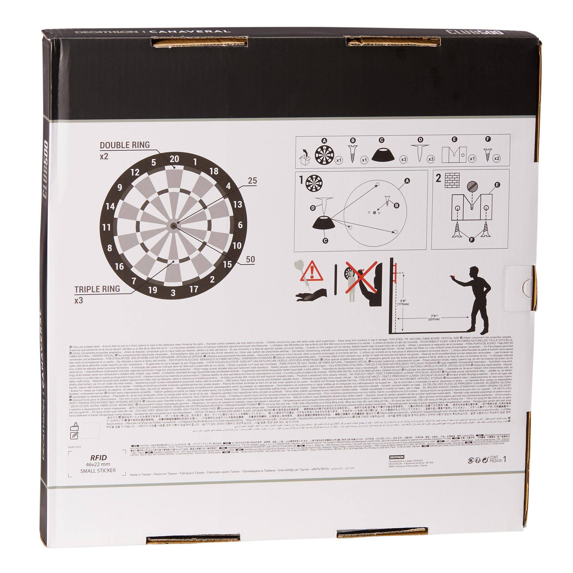Traditional Club Dartboard L626273