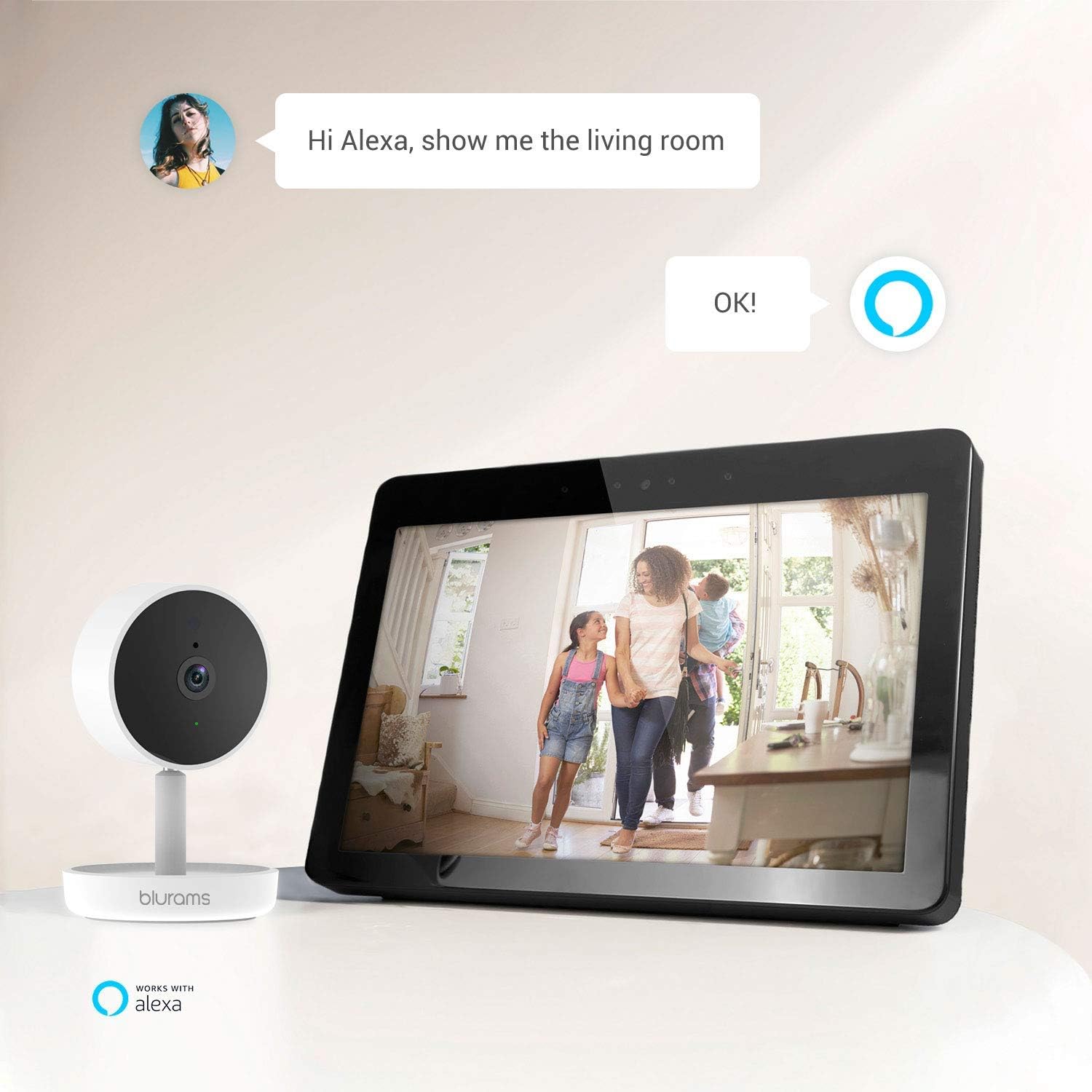1080P Indoor Security Camera with Night Vision N9491