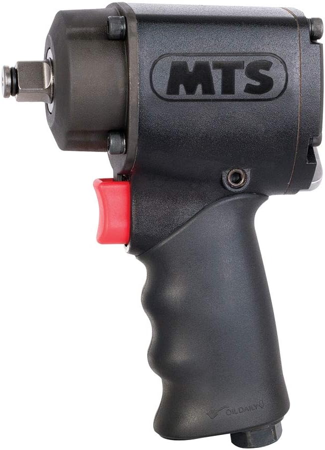 1/2-Inch Drive Compact Stubby Impact Wrench, Twin Hammer, 500 ft-lbs Max Torque, 3.2 lbs. V6121
