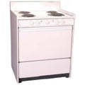 White Electric Range with Storage Racks G650