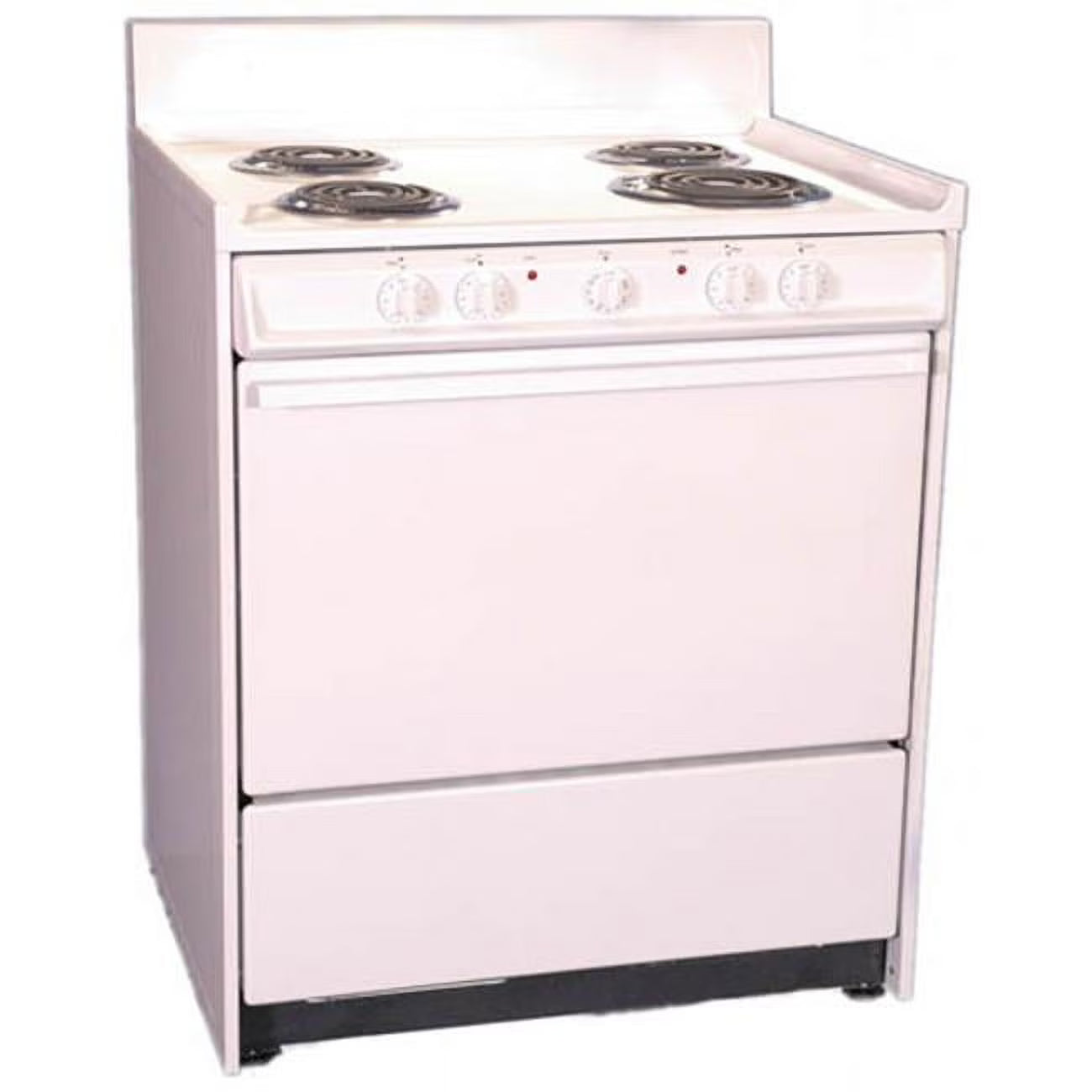 White Electric Range with Storage Racks G650