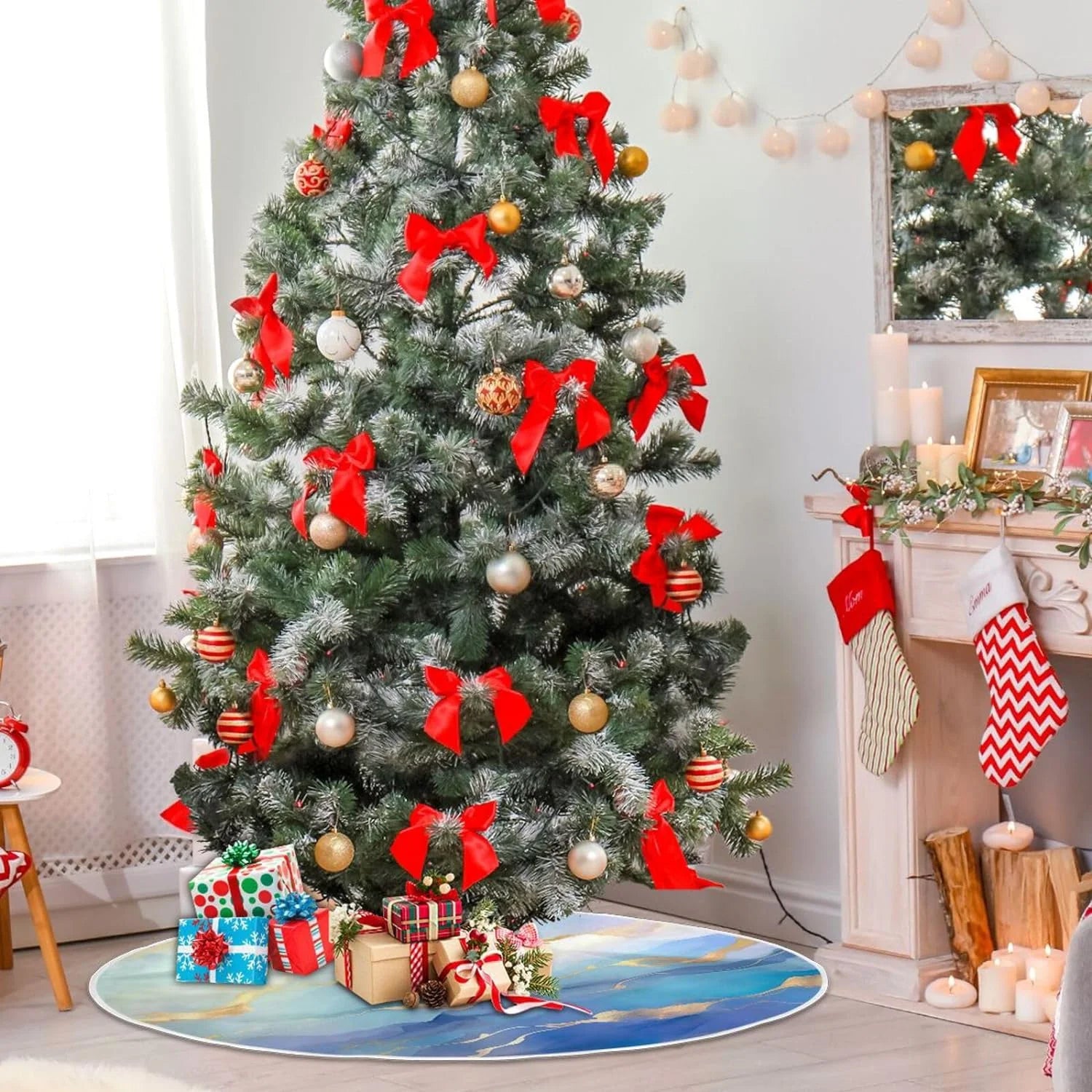 Marble Christmas Tree Skirt 35.4 in P681