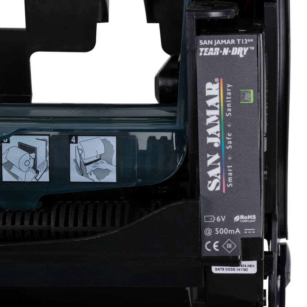 Black Electronic Touchless Roll Towel Dispenser M630057