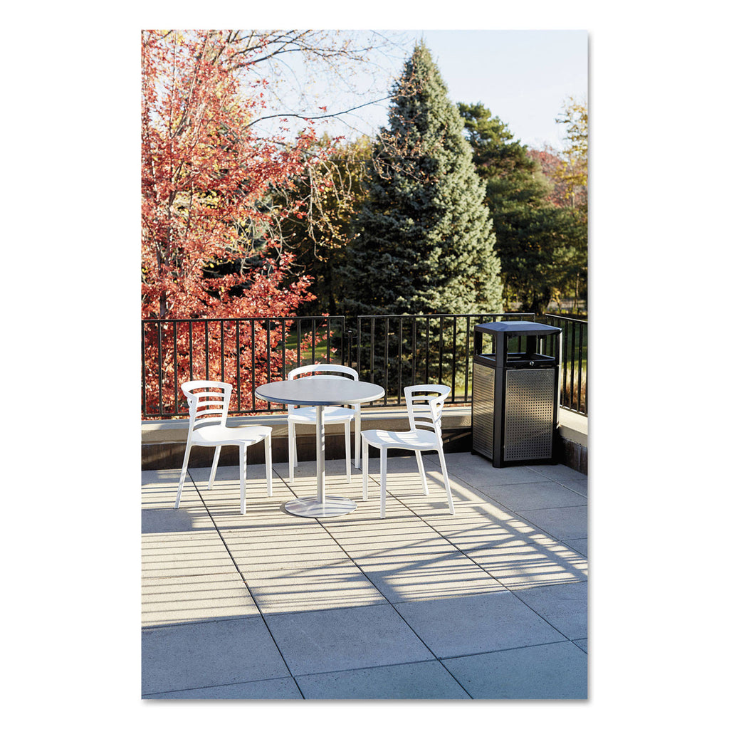 Anthracite Round Table Top Z276