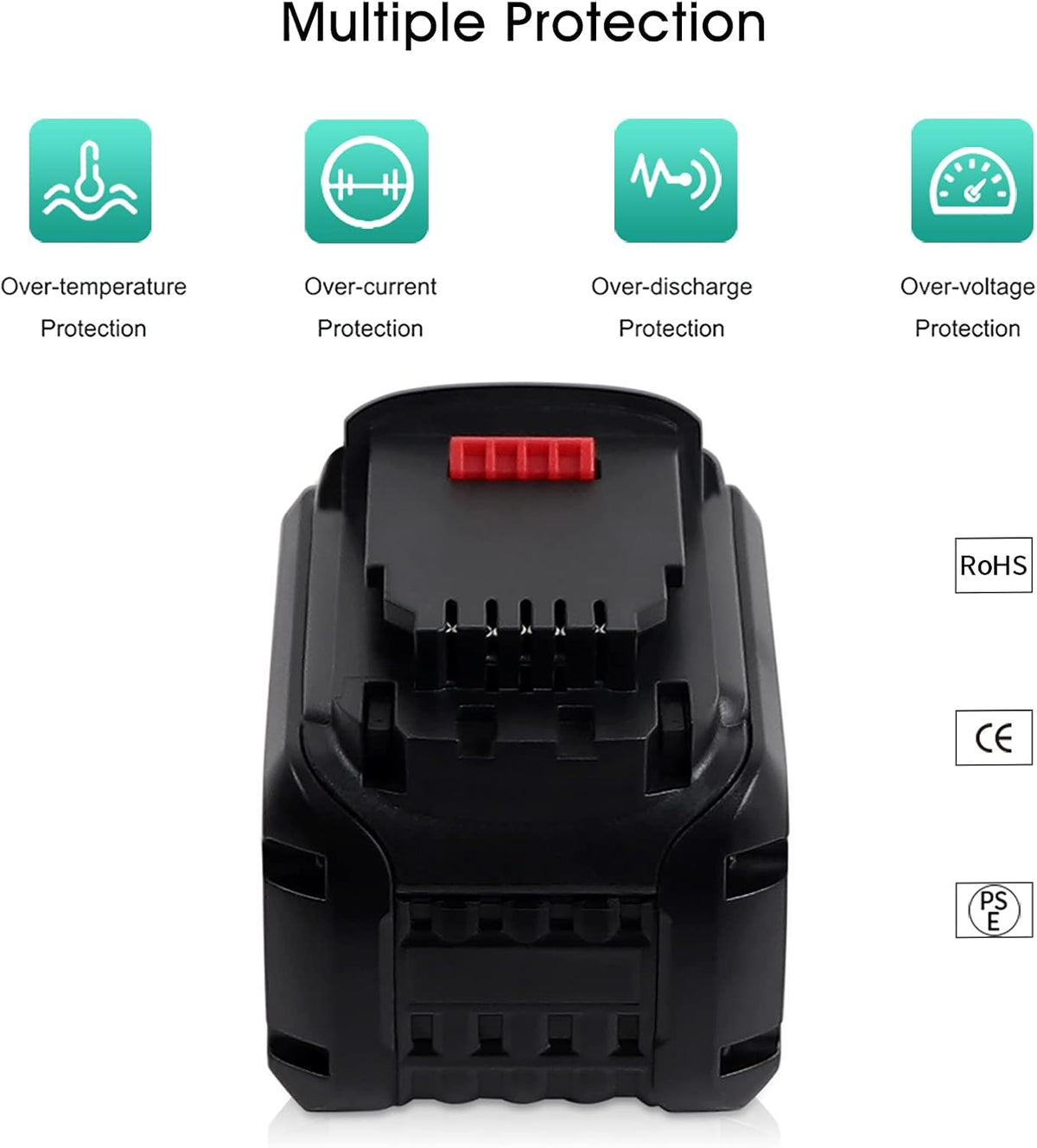 Replacement Battery Pack of 2 for Cordless Power Tools M371690