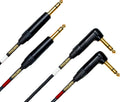 Balanced Stereo Keyboard Instrument Cable, 1/4 TRS Male Plugs, Gold Contacts, 20 Foot B743699
