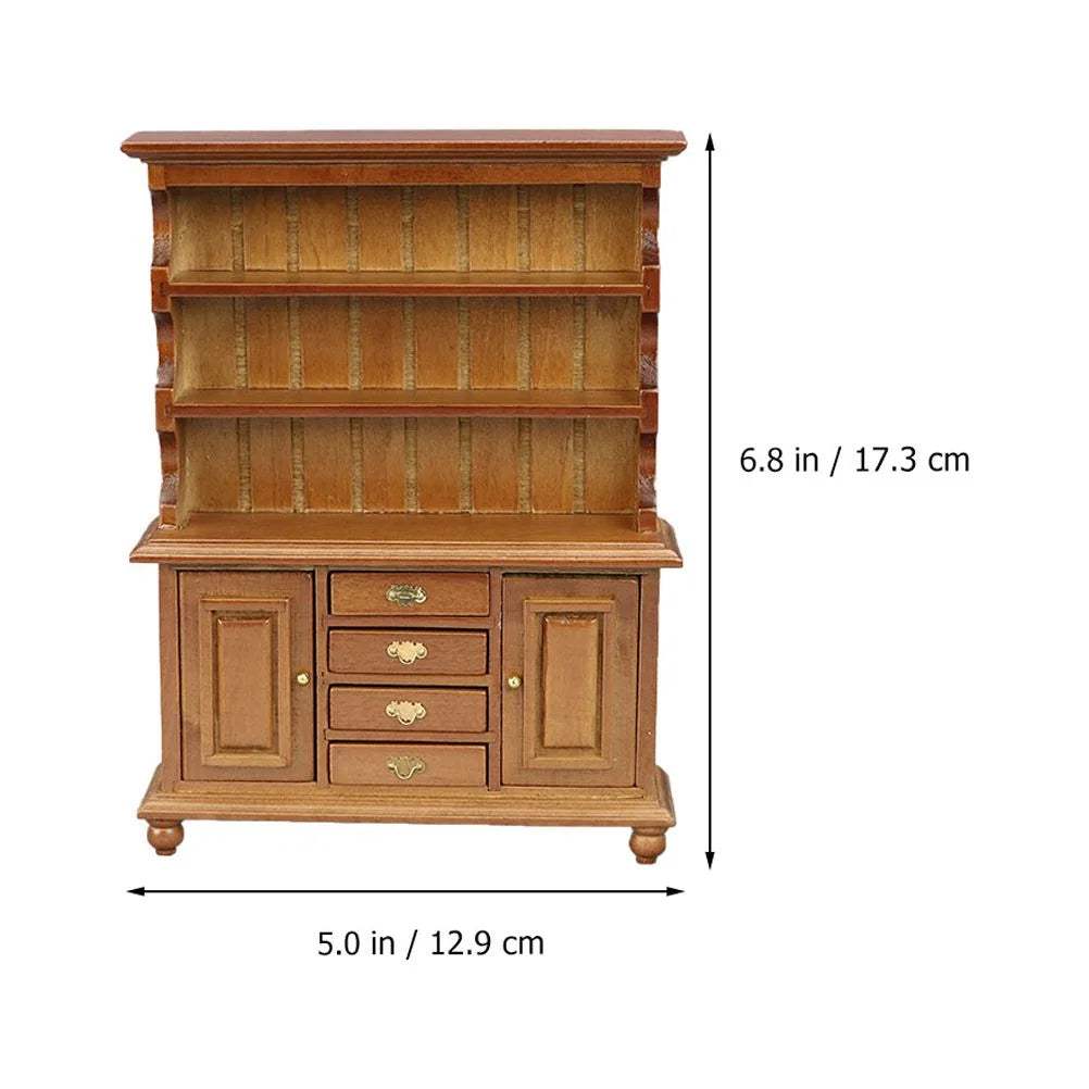 Mini Cabinet Wooden Craft Children Toy W25530