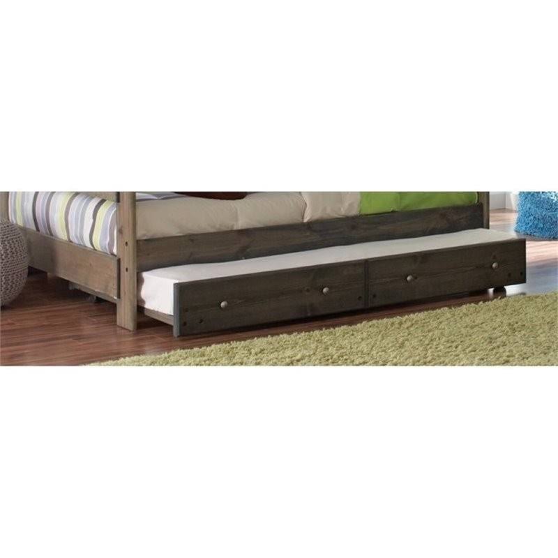Gray Trundle Bed I6558