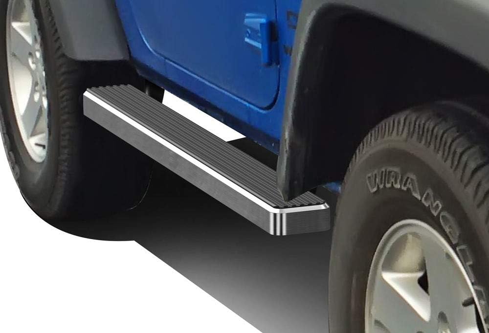 Black Aluminum Off-Road Side Steps Armor K63951