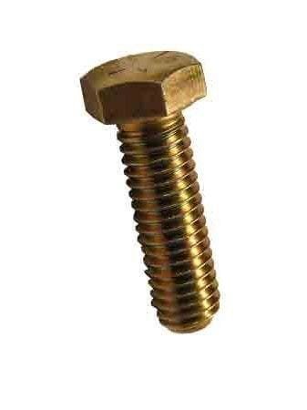 M8 x 35mm Hex Cap Screw Metric Class 10.9 Zinc Yellow Plated Steel (Quantity: 1000 pcs) A145356