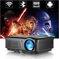 8000 Lumen FHD 1080P Smart Projector with WiFi, Bluetooth, Built-in OS T485