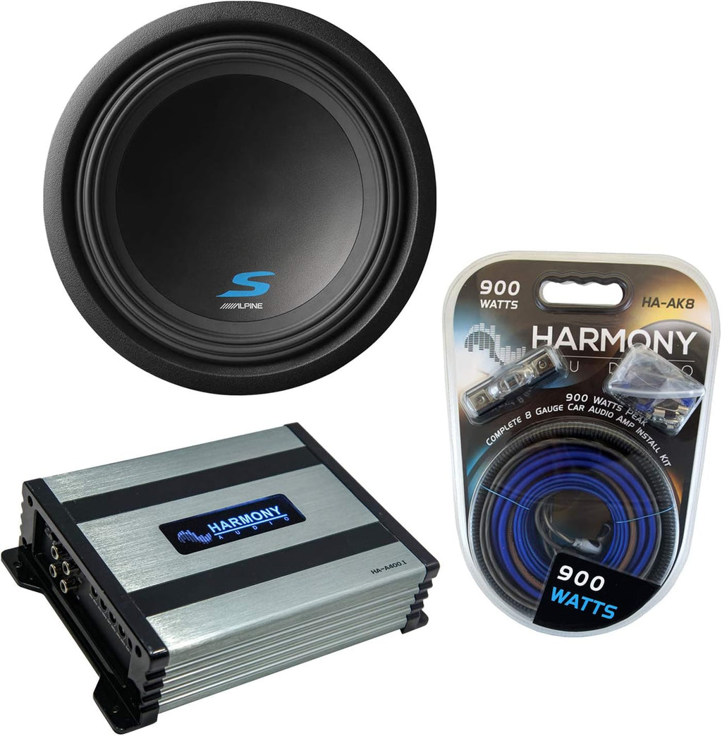 12 Subwoofer Bundle with Amplifier & Amp Kit X68279